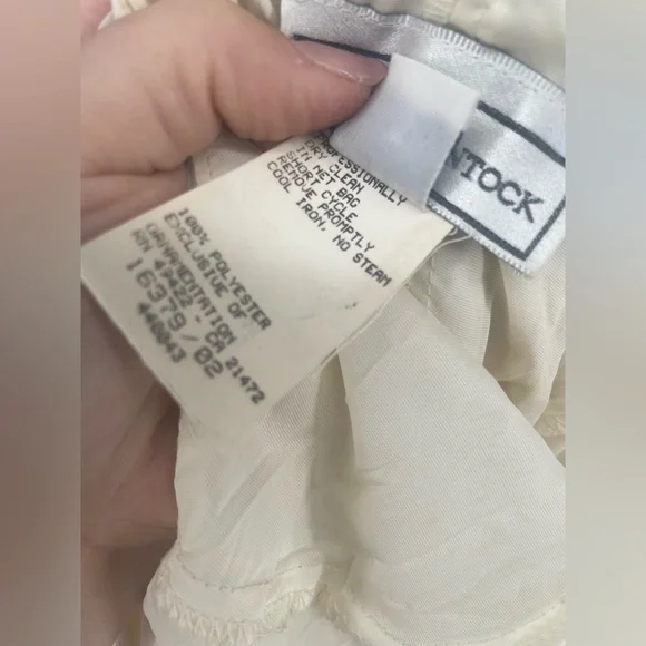 Vintage Scott McClintock 1980s Cottagecore Lace & Rosette Detail Dress - Picture 12 of 16